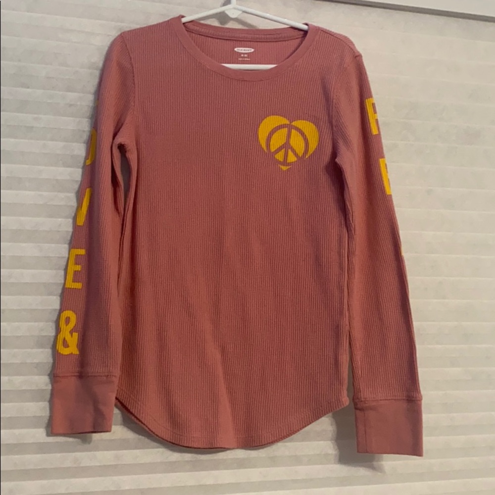 Girls Old Navy long sleeve tee size 8
